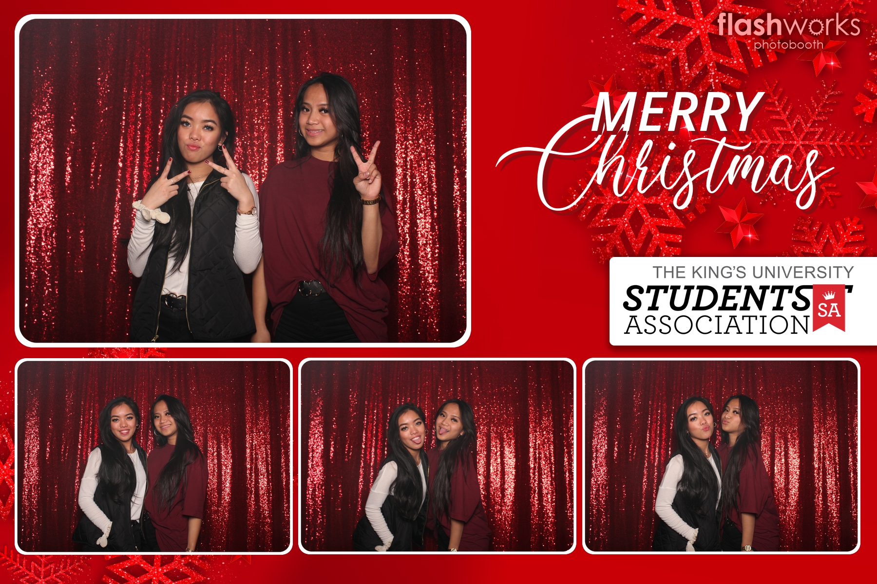 Kings Christmas Party | View more photos from the event at gallery.flashworksphotobooth.com/u/FlashworksPhotoboothInc/Kings-Christmas-Party